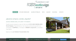 Desktop Screenshot of inmobiliarianuevoestilovigo.com